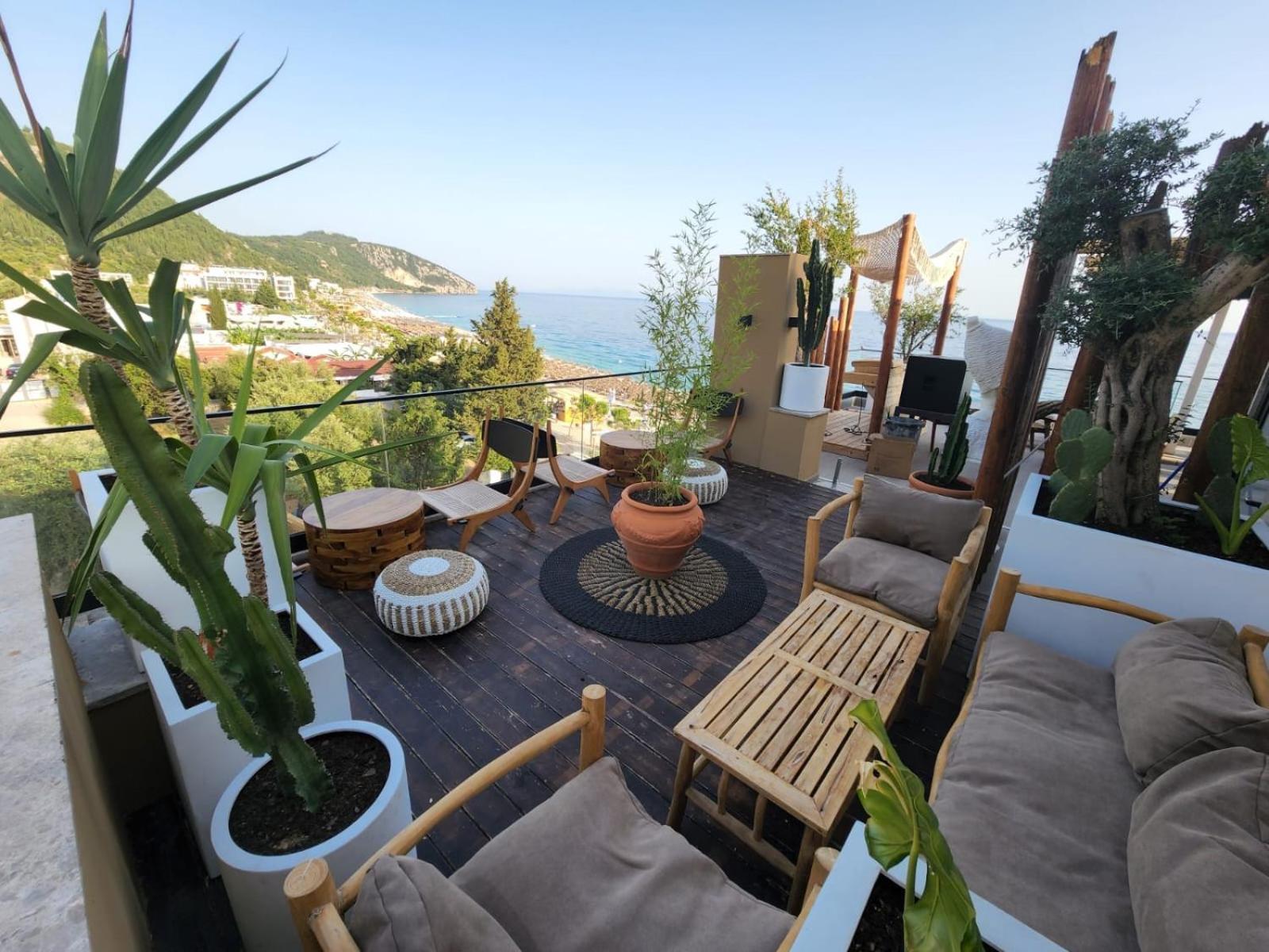 Stephen Seaside Hotel Dhermi Bagian luar foto